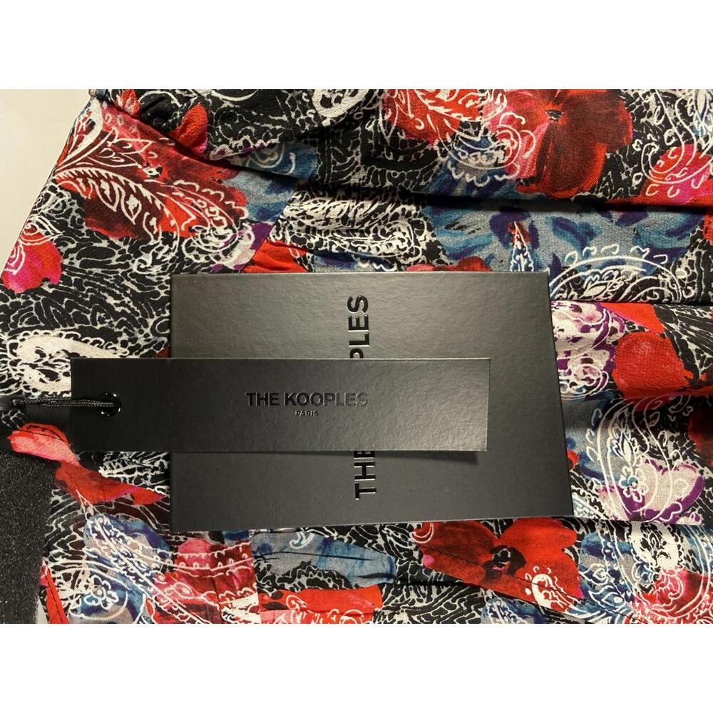 The Kooples Paisley Flowers Mini Wrap Dress 100% Viscose US Large /FR 3 NWT $395 - Picture 8 of 9